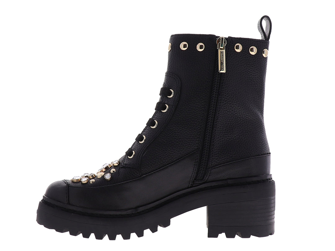 Botines Combat Karl Lagerfeld Negro para Mujer