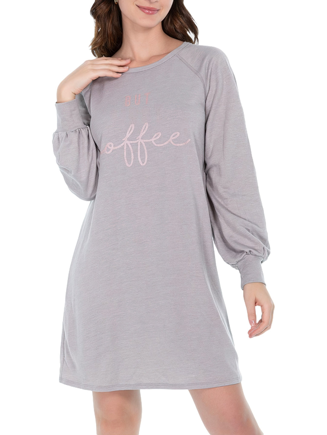 Camisón Skiny Gris para Mujer