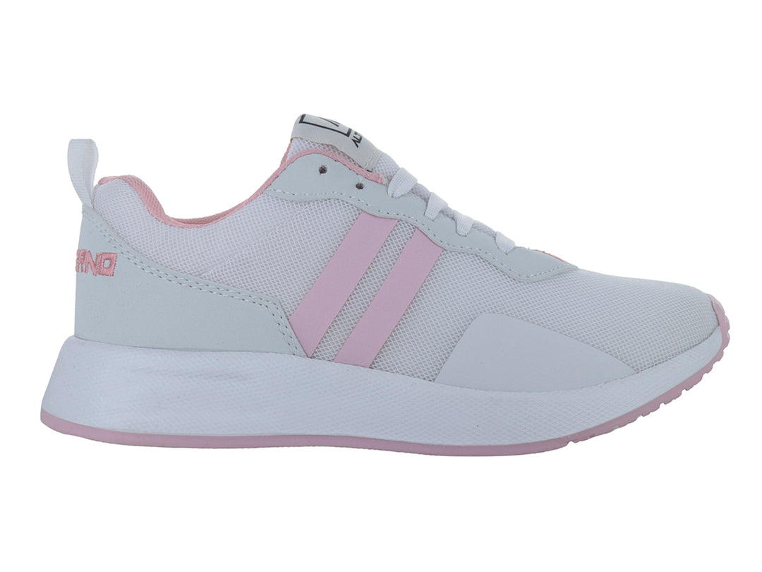 Tenis Alterno para Mujer Blanco con Rosa