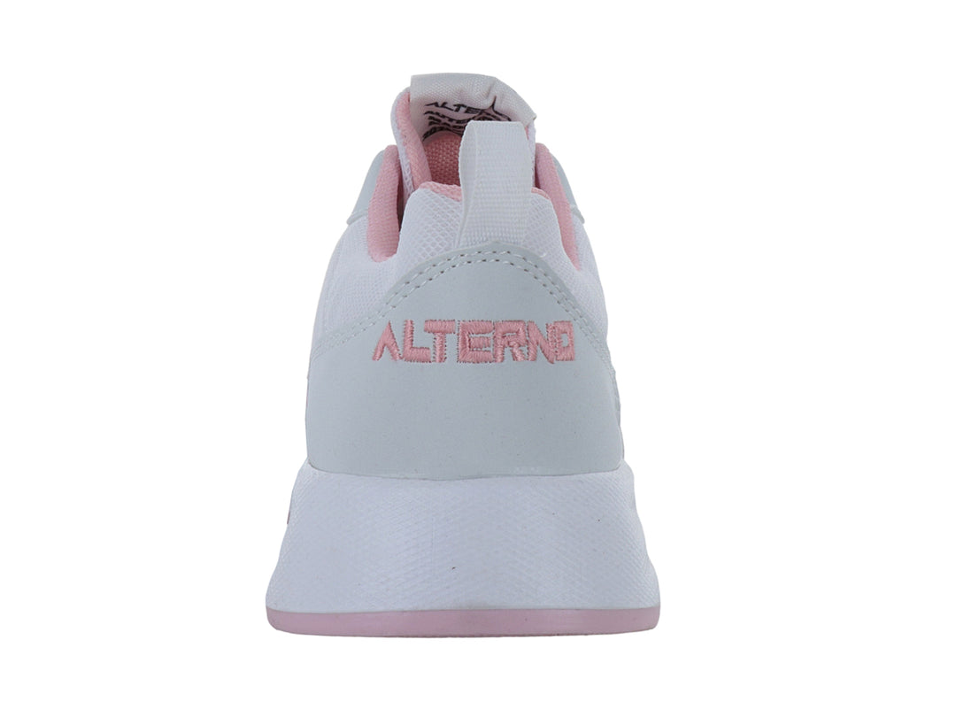 Tenis Alterno para Mujer Blanco con Rosa