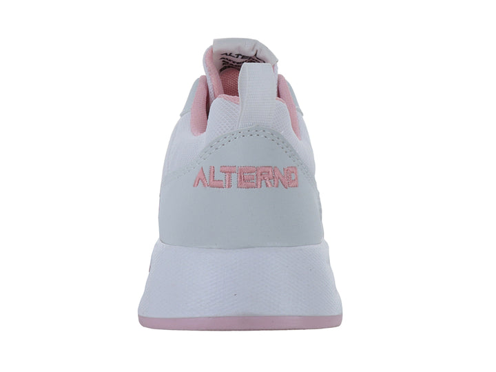 Tenis Alterno para Mujer Blanco con Rosa
