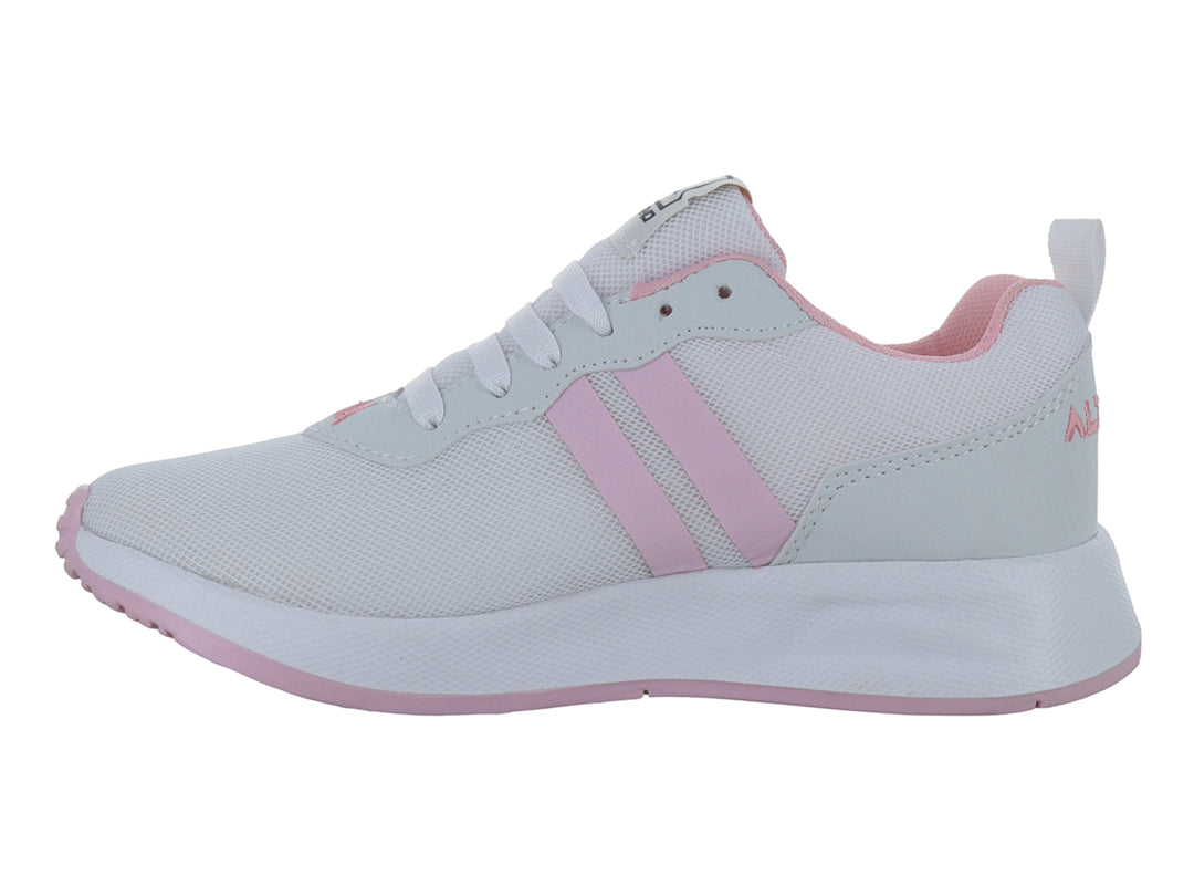 Tenis Alterno para Mujer Blanco con Rosa