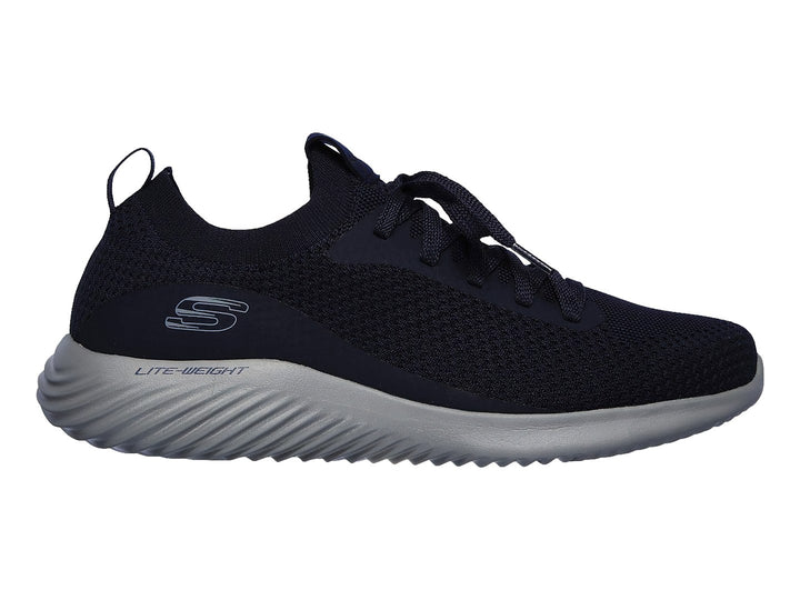 Tenis Skechers Bounder Azul Marino y Gris para Hombre