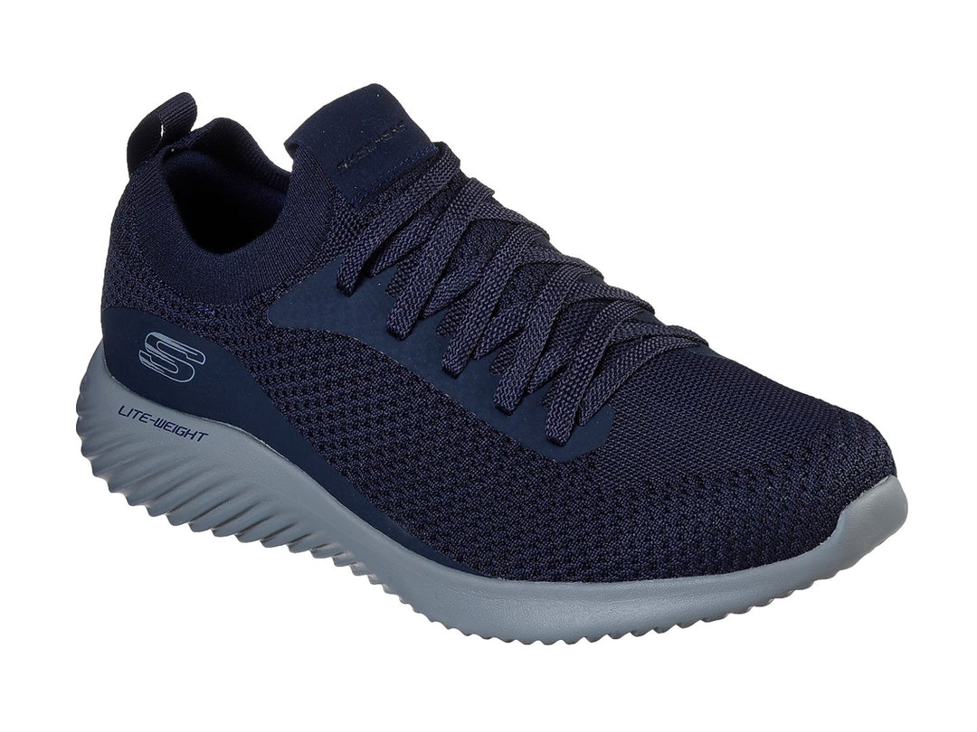 Tenis Skechers Bounder Azul Marino y Gris para Hombre