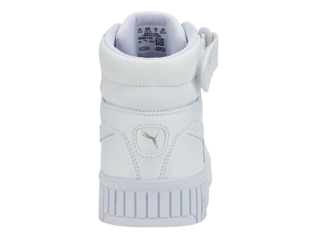 Tenis PUMA Carina 2.0 Mid Blancos para Mujer