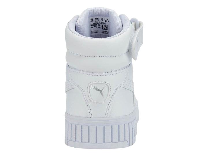 Tenis PUMA Carina 2.0 Mid Blancos para Mujer