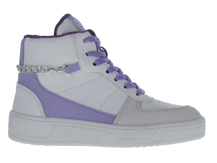Tenis Tropicana Blanco y Morado para Niña