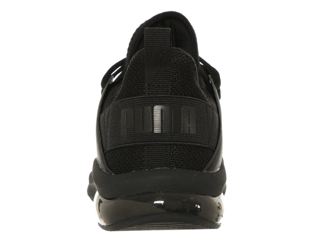 Tenis deportivos PUMA Electron 2.0 en color negro sólido, vista lateral.