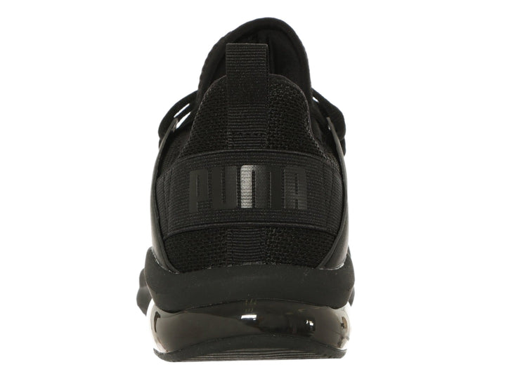 Tenis deportivos PUMA Electron 2.0 en color negro sólido, vista lateral.
