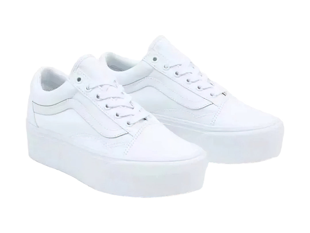 Tenis Vans Old Skool Stackform Blancos para Mujer