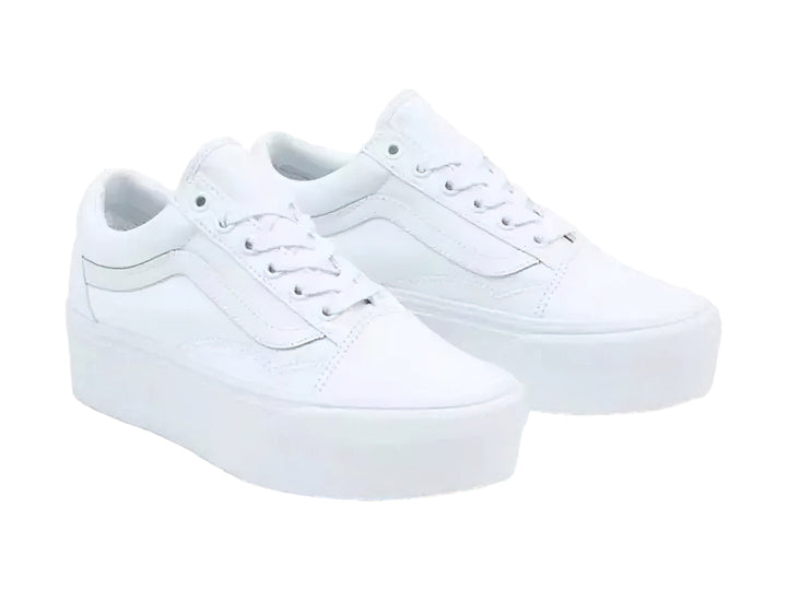 Tenis Vans Old Skool Stackform Blancos para Mujer