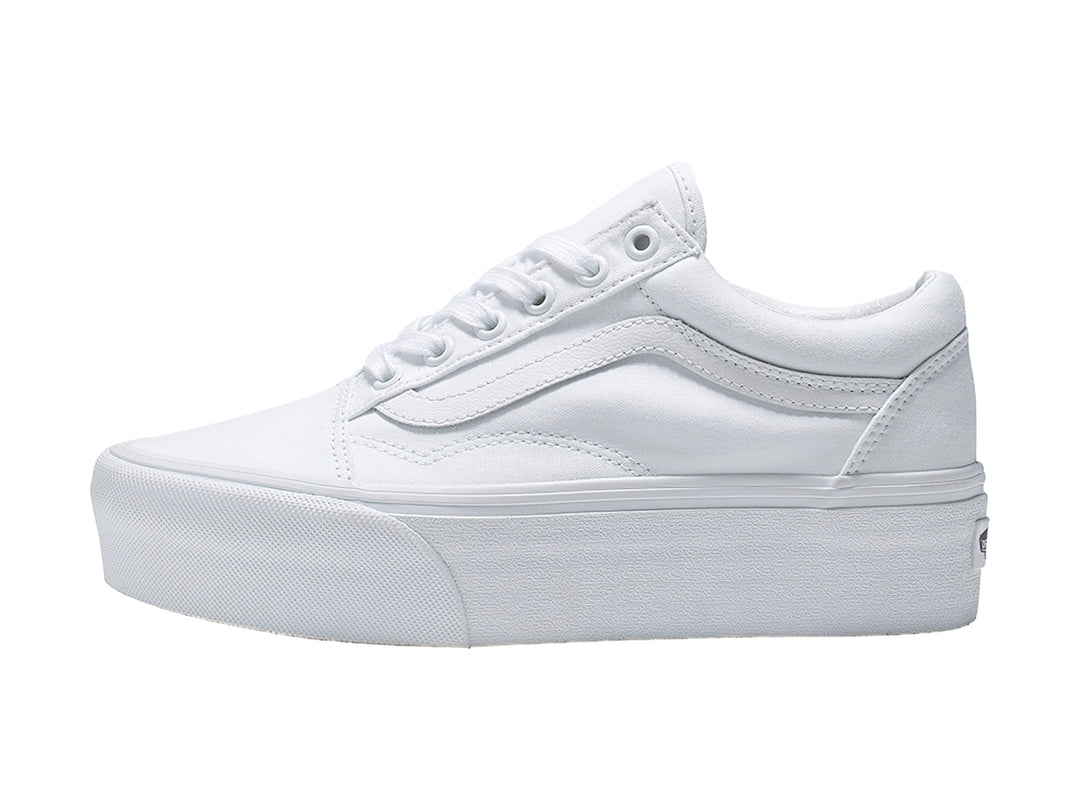 Tenis Vans Old Skool Stackform Blancos para Mujer
