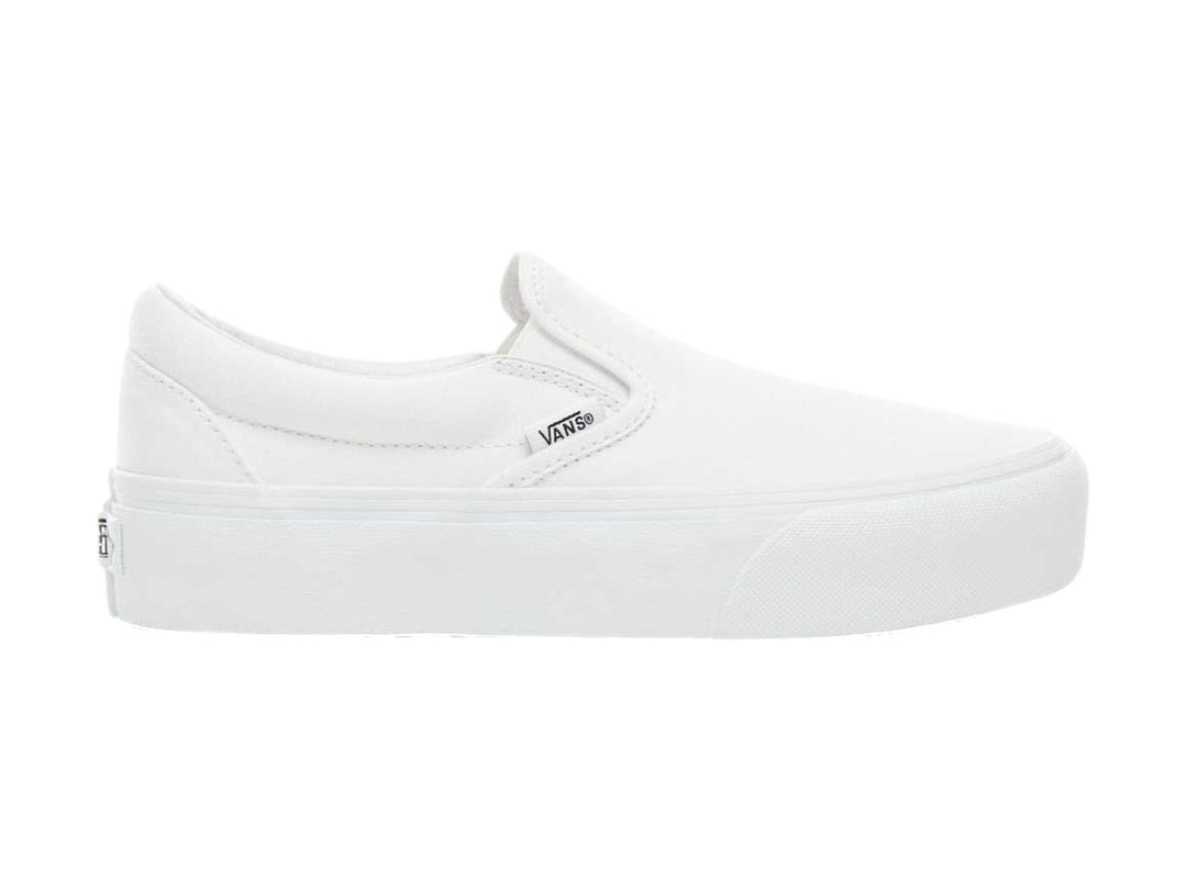 Tenis Vans Classic Slip On Blancos para Mujer