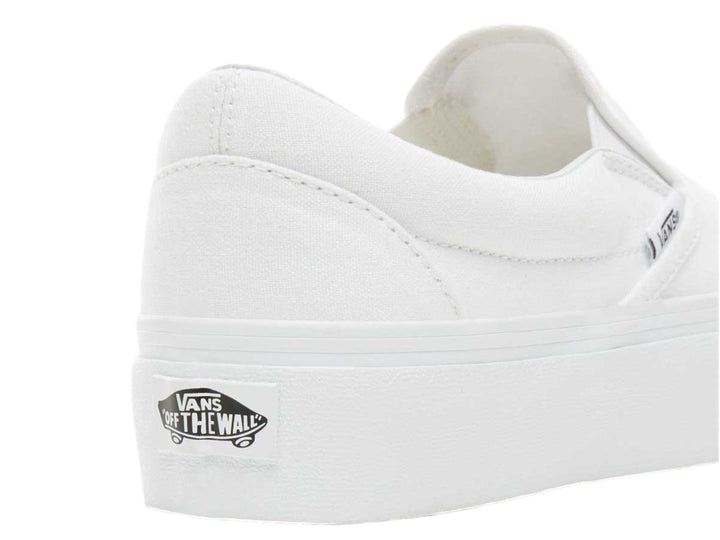 Tenis Vans Classic Slip On Blancos para Mujer