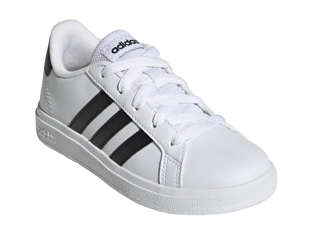 Tenis Adidas Grand Court 2.0 Blanco y Negro para Nino