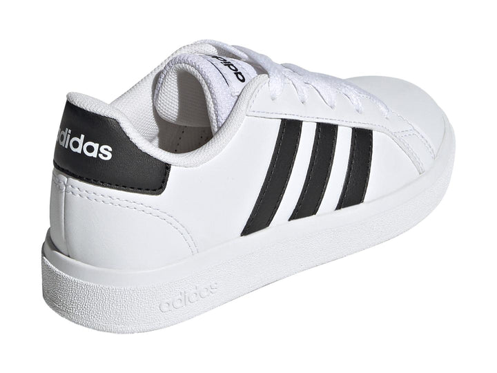 Tenis Adidas Grand Court 2.0 Blanco y Negro para Nino