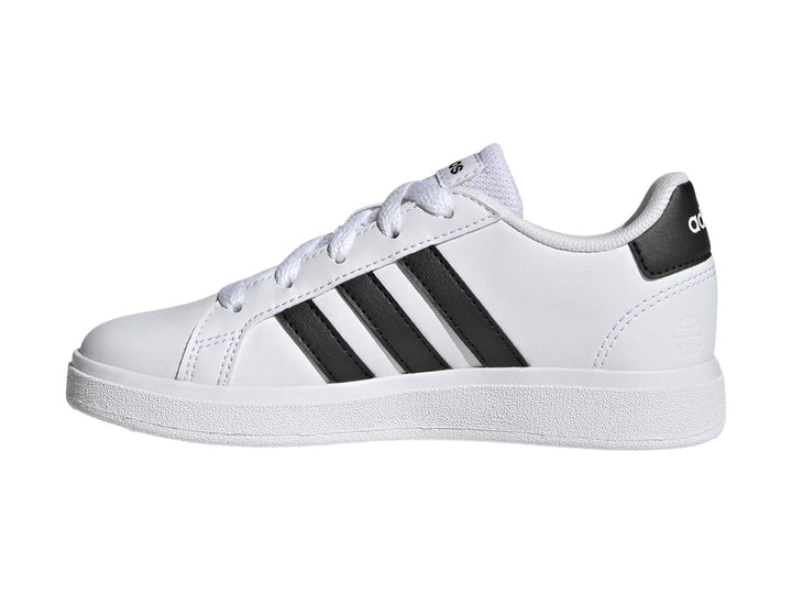 Tenis Adidas Grand Court 2.0 Blanco y Negro para Nino