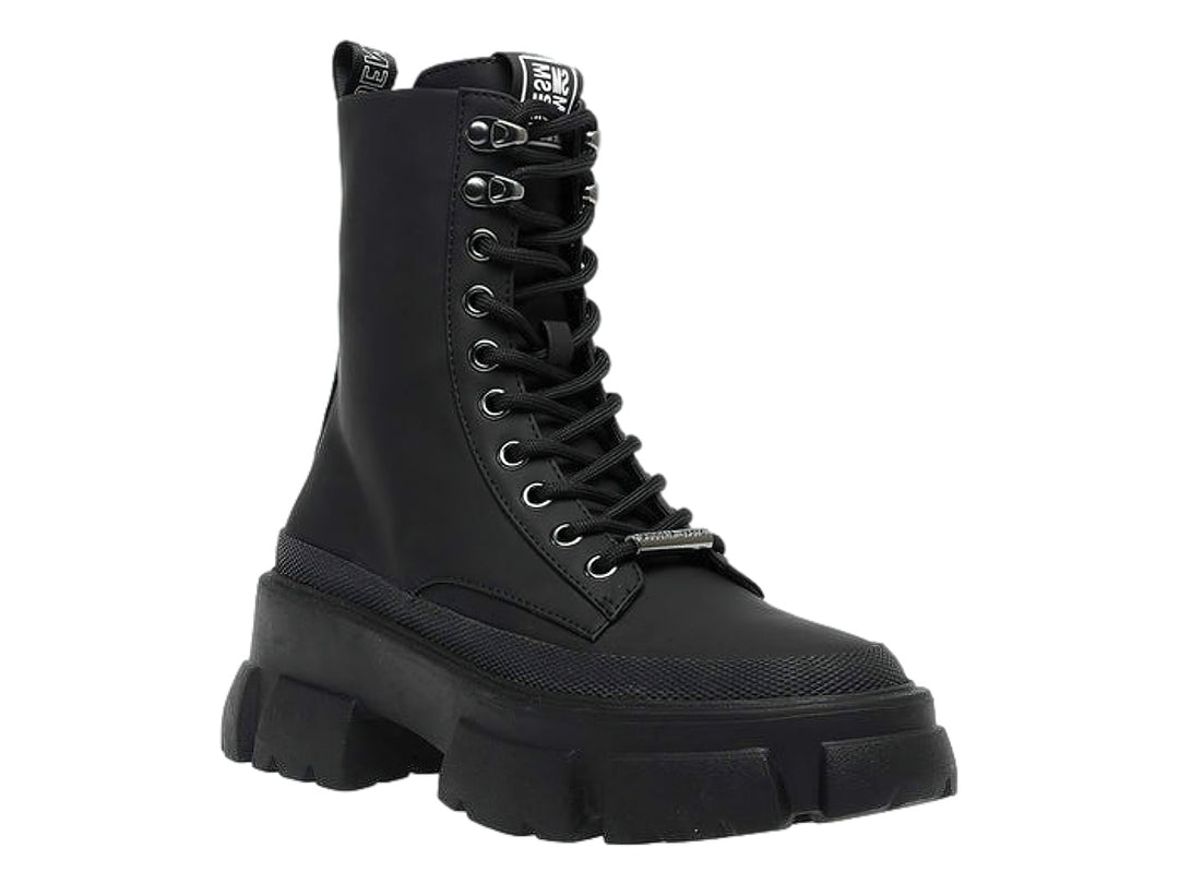 Botines Combat Steve Madden Negros para Mujer
