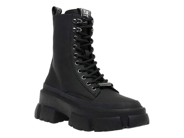 Botines Combat Steve Madden Negros para Mujer