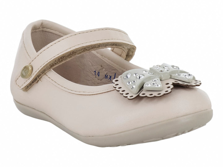 Zapatos Planos Coqueta Beige para Niña