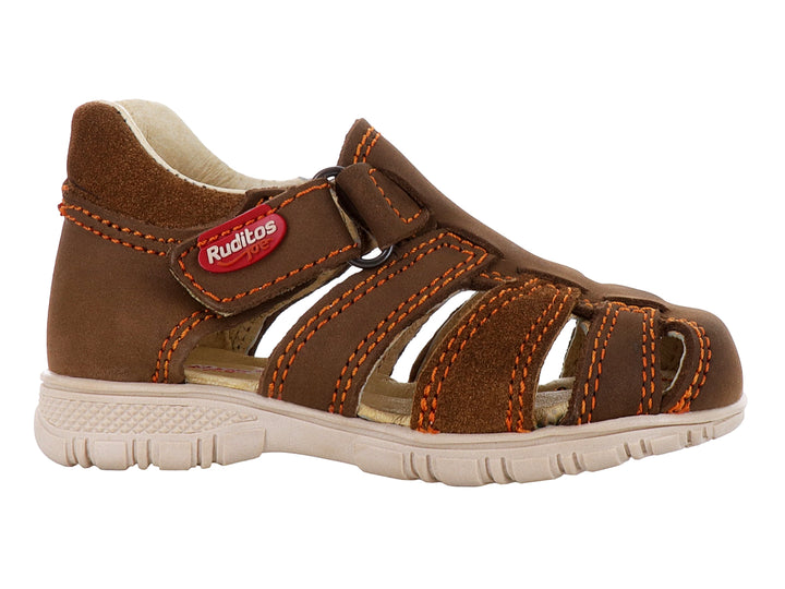 Sandalias Ruditos Color Café para Niño
