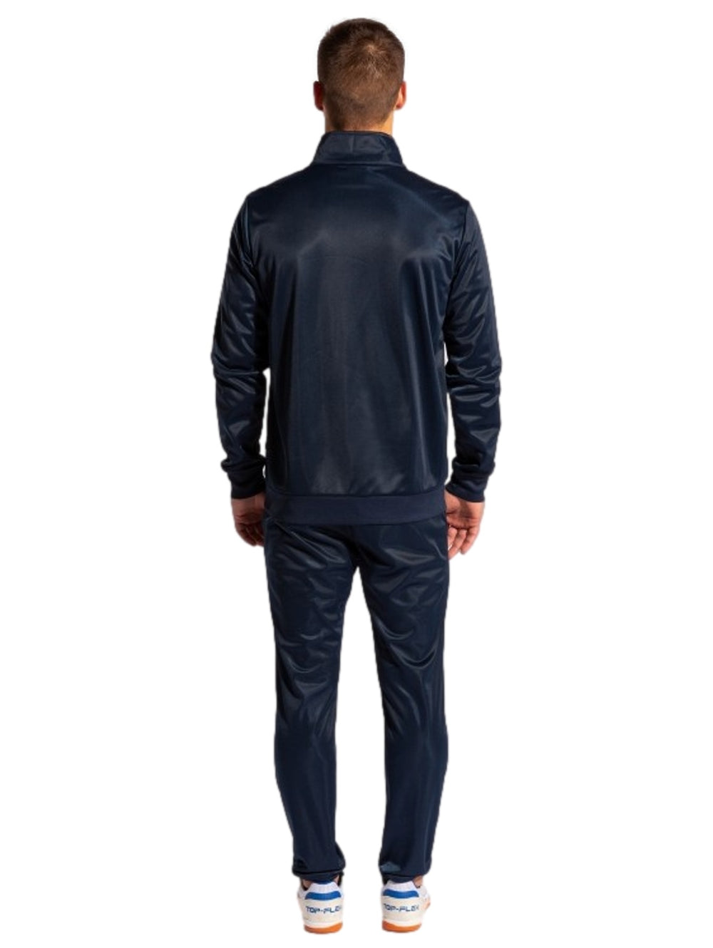 Conjunto deportivo Joma azul marino para hombre, incluye chaqueta y pantalón.