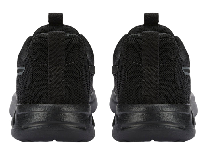 Tenis deportivos PUMA color negro con malla transpirable y suela mate.