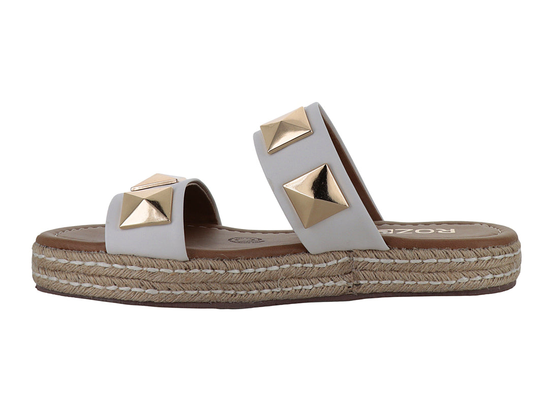 Sandalias ROZE Blancas Casual para Mujer