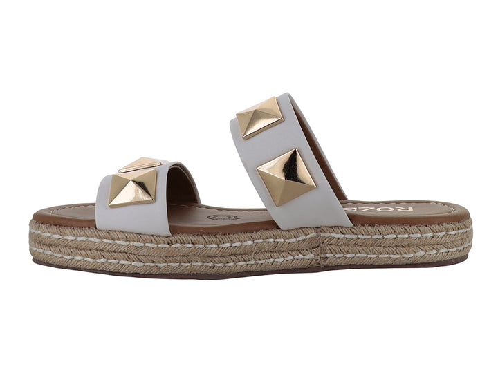 Sandalias ROZE Blancas Casual para Mujer