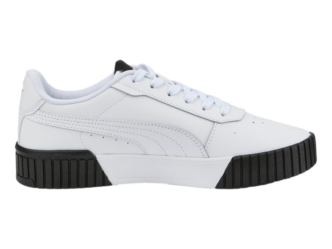 Tenis PUMA Carina 2.0 Blancos con Detalles Dorados