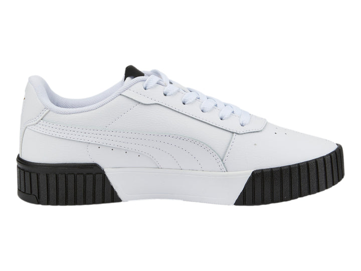 Tenis PUMA Carina 2.0 Blancos con Detalles Dorados