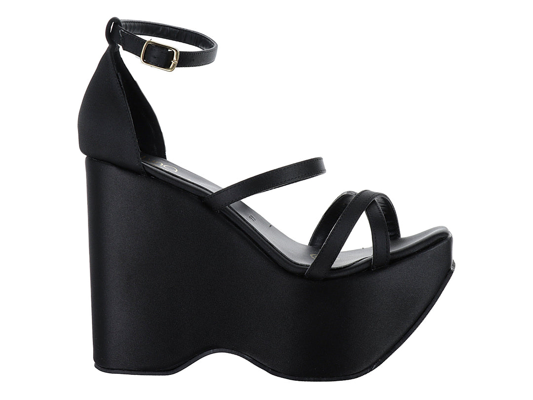 Sandalias Luna Rosa Negro para Mujer