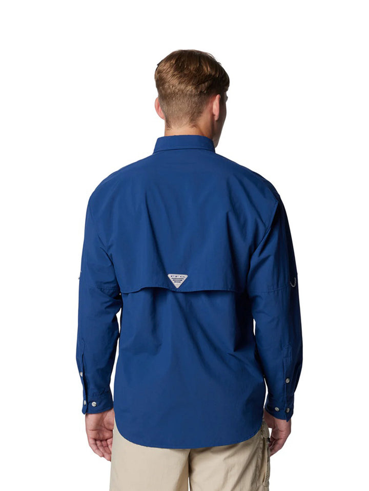 Camisa Columbia PFG Bahama II Manga Larga Color Carbon