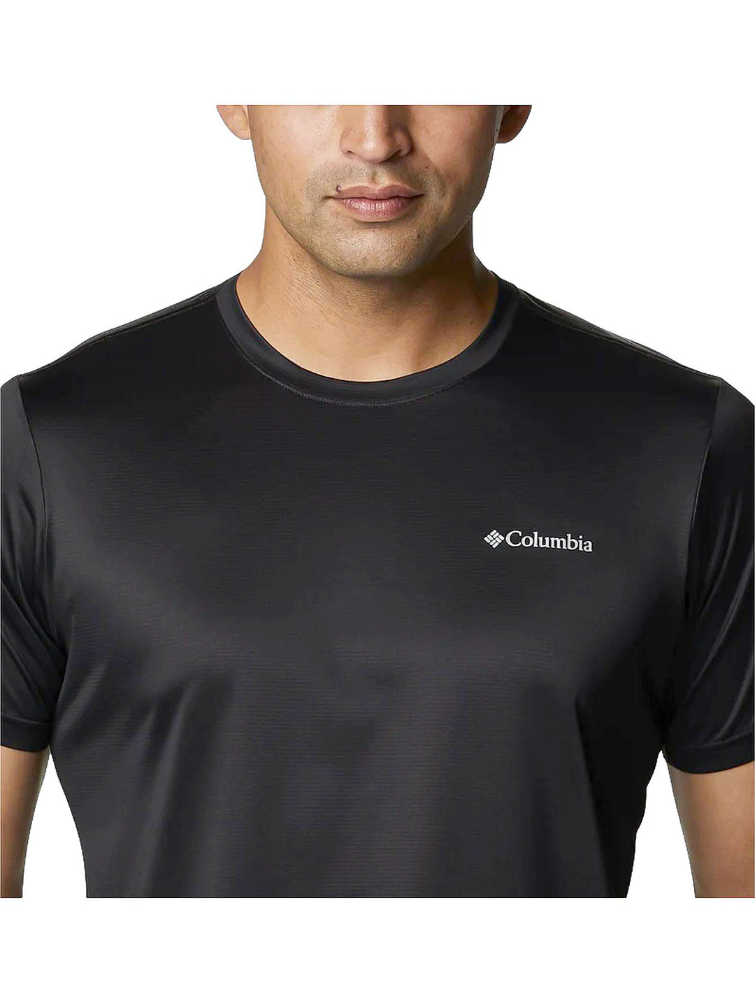 Playera Columbia Hike Manga Corta Negro para Hombre