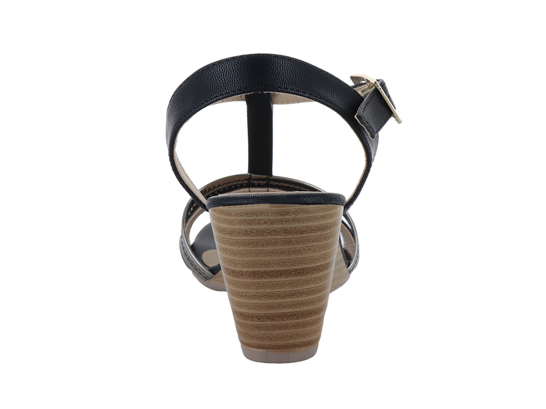 Sandalias Plataforma Paulie Negro para Mujer