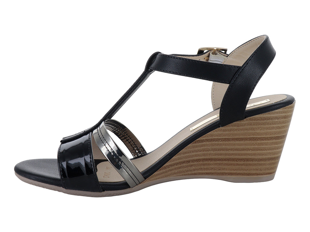 Sandalias Plataforma Paulie Negro para Mujer