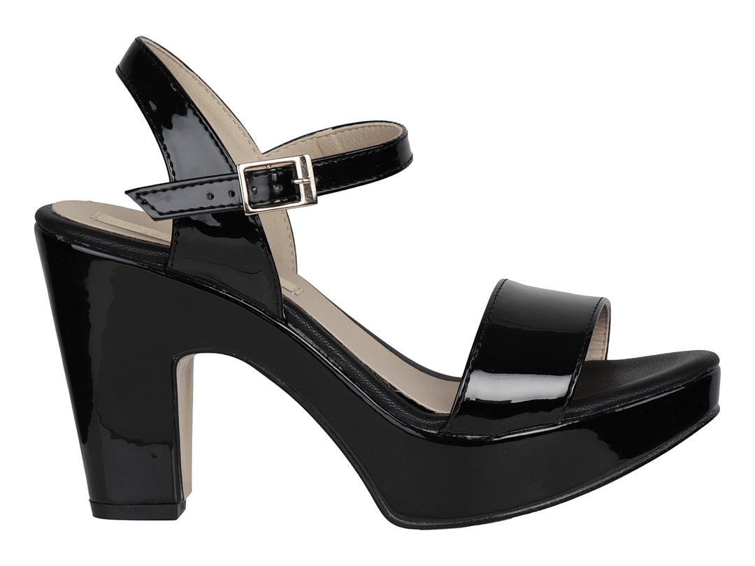 Zapatillas Paulie Charol Negro para Mujer