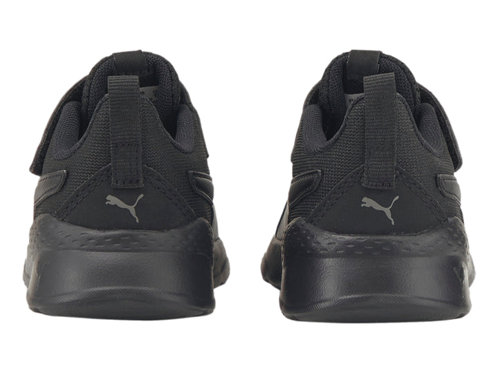 Tenis PUMA Anzarun Lite AC INF en color negro con cierre de velcro y malla transpirable.