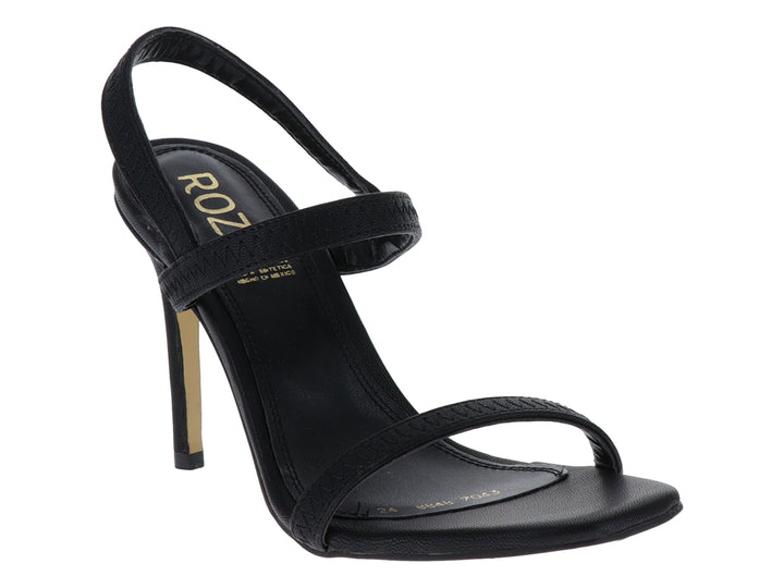 Sandalias de Tacón Alto Roze Negro para Mujer