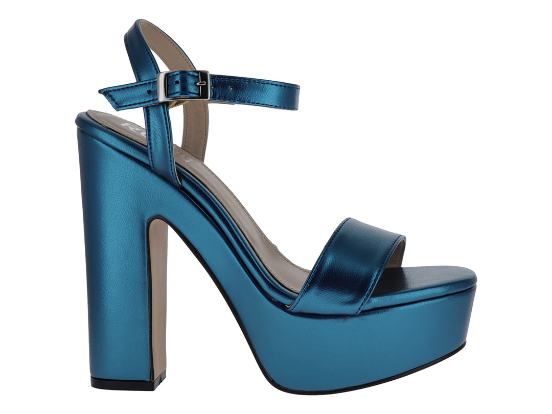 Zapatillas ROZE Azul Eléctrico Metálicas para Mujer
