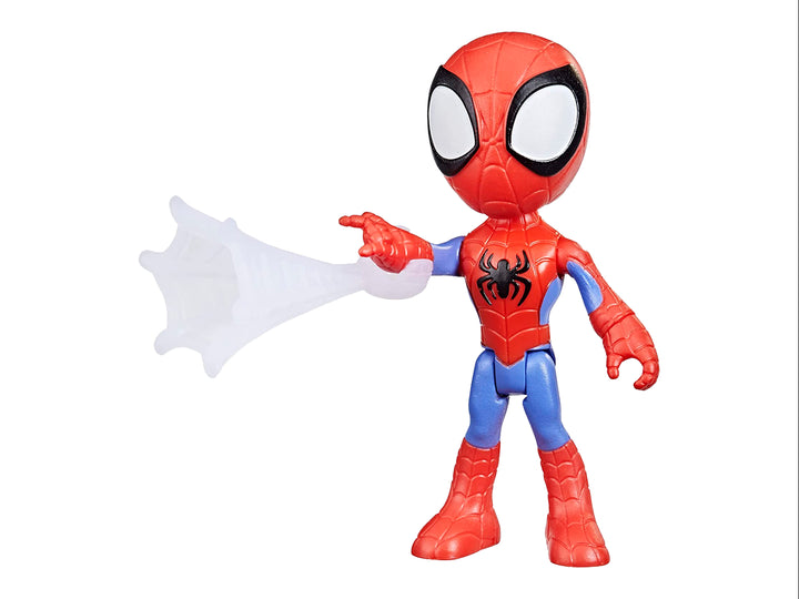 Figura de acción de Spidey de Marvel y sus Amigos Asombrosos en empaque blister de Hasbro.