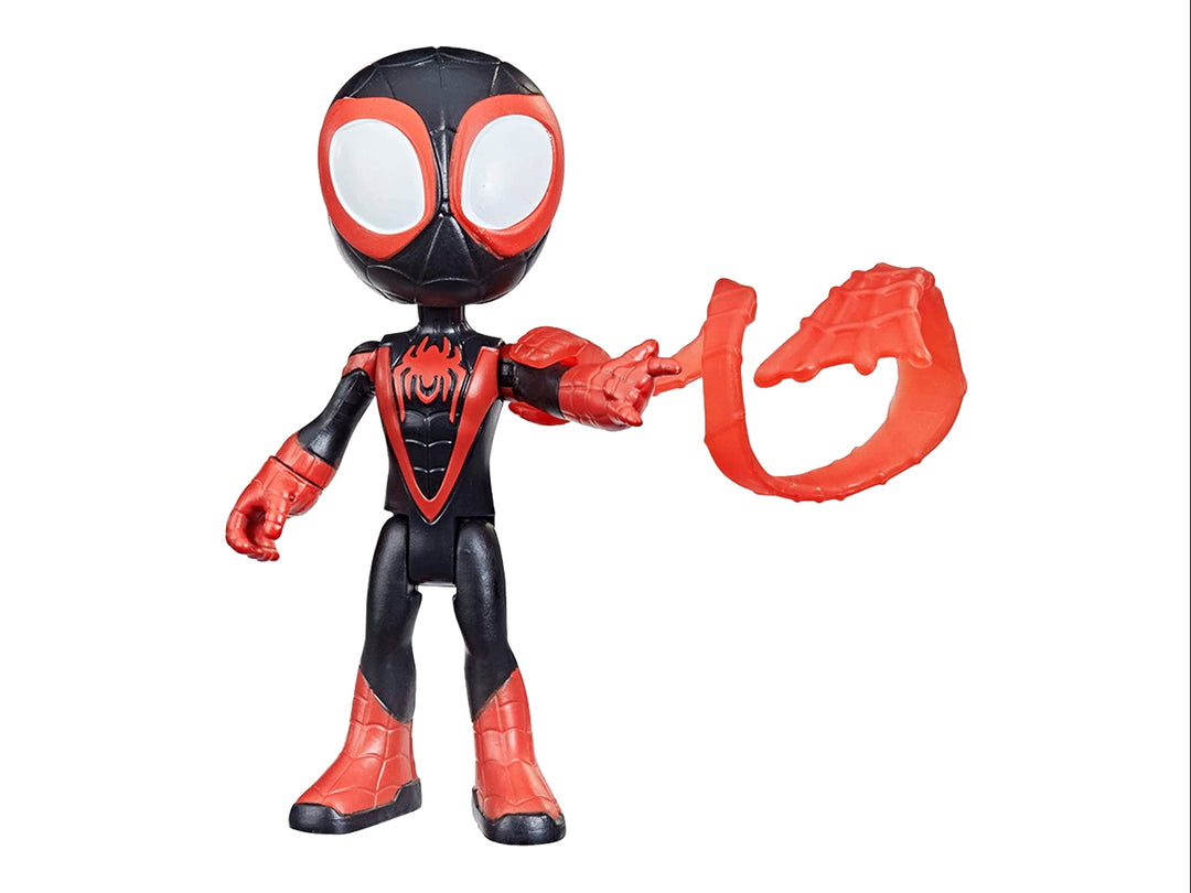 Figura de acción de Miles Morales de Spidey y sus sorprendentes amigos en empaque original de Hasbro.