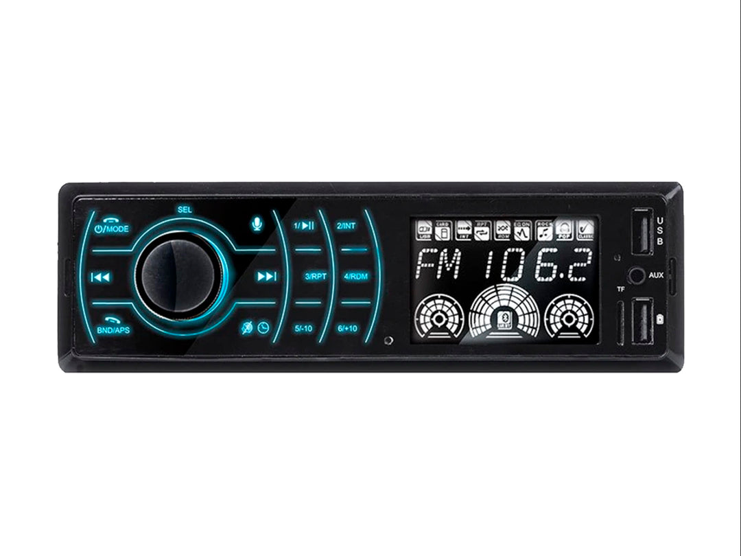Estéreo para Auto Kaiser Mitzu Negro Touch FM Bluetooth