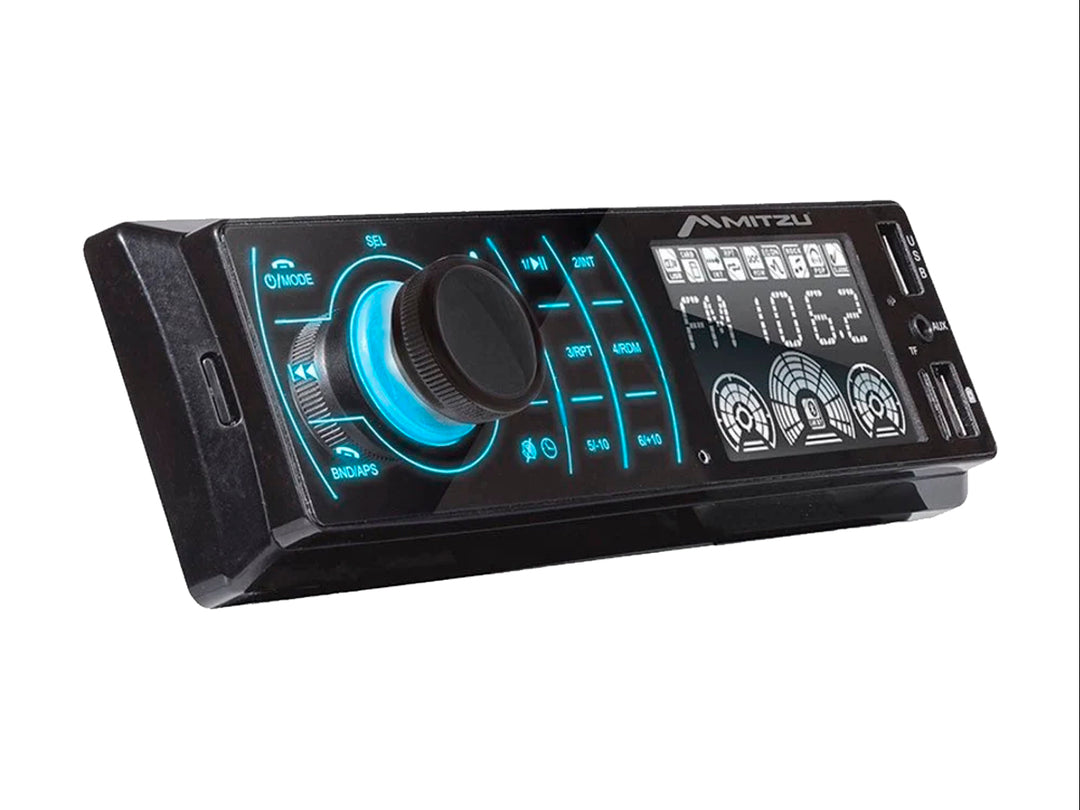 Estéreo para Auto Kaiser Mitzu Negro Touch FM Bluetooth