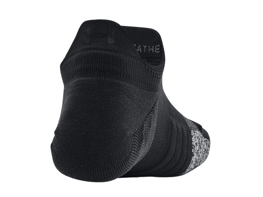 Calcetines Under Armour Breathe 2 No Show Negros para Hombre