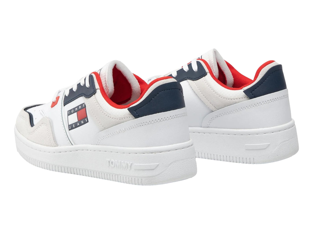 Tenis Tommy Hilfiger Tommy Jeans Decon Basket Blancos para Mujer