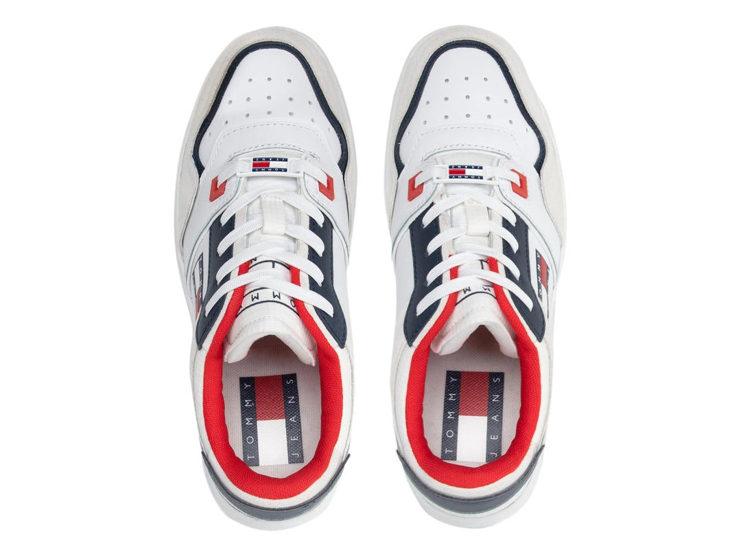 Tenis Tommy Hilfiger Tommy Jeans Decon Basket Blancos para Mujer