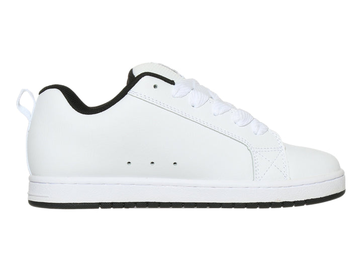 Tenis DC Shoes Court Graffik Blancos y Negros para Hombre