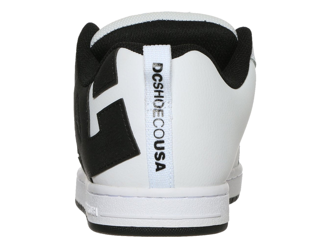 Tenis DC Shoes Court Graffik Blancos y Negros para Hombre