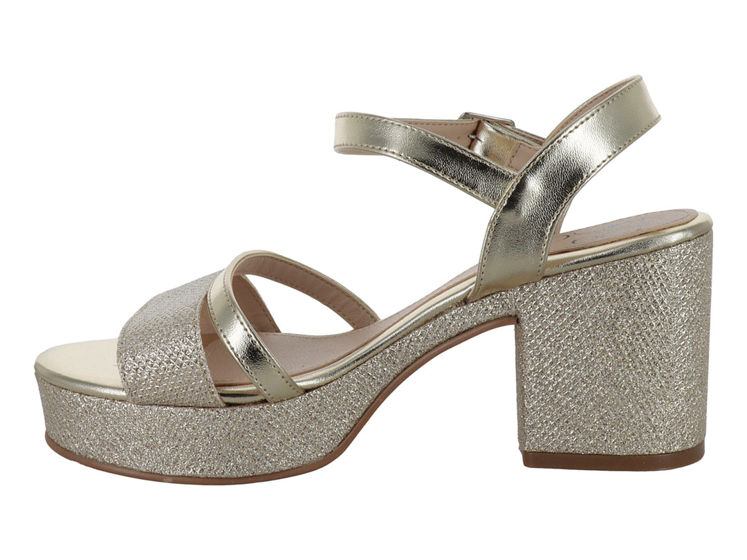 Zapatillas Luna Rosa Color Oro para Mujer